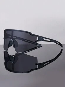 Gafas de moda para hombres con lentes de color electrochapado, marcos grandes, lentes de colores, adecuados para uso unisex en fiestas, vacaciones, deportes al aire libre, fotografía, Halloween, etc. - multicolor - Ver 2