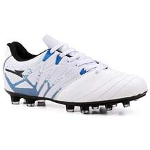 CALCADOS LGHT LIGHT Football Boot Kit With Leather Toe For Natural Grass Field + Adult Backpack - 白色 - 查看 3