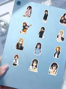 100pcs/Bag Anime Cartoon Decorative Waterproof Stickers For Notebook Laptop Scrapbooking