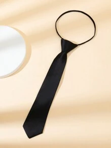 1 件 32 厘米可调节纯色窄领带，适合儿童、学生、表演、搭配西装、正装衬衫的日常配饰 - 彩色 - 查看 14