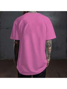 Unisex Religious Printed Gospel Cotton T-Shirt Various Colors Offer SILPJ1 - 淺粉色 - 查看 2