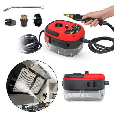 Limpiador Máquina De Vapor Portátil Alta Temperatura 2500w, Alta potencia, tanque de agua de gran capacidad, alta eficiencia de limpieza, tamaño pequeño, peso ligero, fácil de almacenar, fácil de transportar