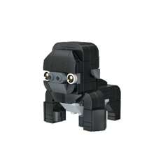 Model de animale drăguț din desene animate Mini blocuri de construcție Jucărie de asamblare, cadou creativ și decorare birou Decorarea camerei Cadouri de iarnă Blocuri de culoare Blocuri de culoare, Jucării pentru copii, Mini blocuri, Jucării pentru băieți, Blocuri de construcție pentru vaci, Blocuri de construcție Copii, Cadouri pentru copii