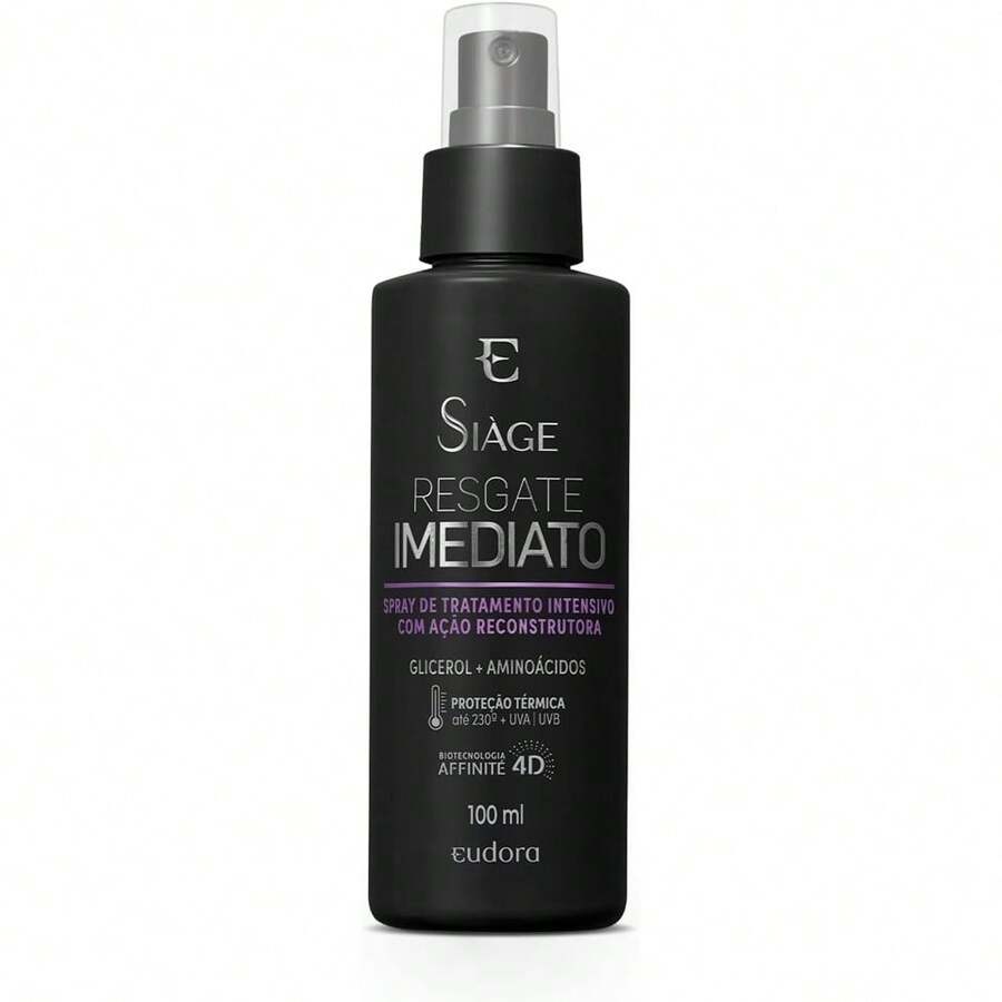 EUDORA HAIR SPRAY SIÀGE IMMEDIATE RESCUE 100ML V. ANTIGA - 黑色 - 查看 1