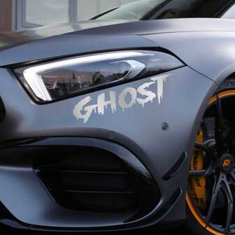 Car Stickers Ghost Classic Creative DIY Vinyl Decals Decor Modification Car Window Side Motorcycle Halloween Horror Stickers Exterior Accessories