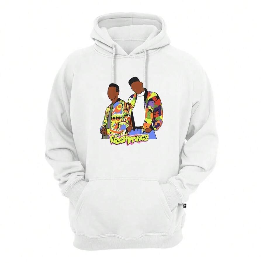 Men's And Women's Sweatshirt Cold Weather Sweatshirt The Fresh-Faced Freshman Launch - 白色 - 查看 1