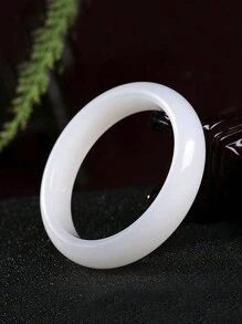 1 件玉手镯，新款时尚女士玉手镯，古典复古中国风玉手镯，手链（带礼盒） - 手鐲 - 查看 13