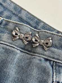 1 Bộ Khóa Thắt Lưng Nơ Đôi Có Thể Tháo Rời, Ghim Cài Nút Quần Jeans Nơ, Đai Thắt Lưng Quần Có Thể Tháo Rời, Khóa Thắt Lưng Có Thể Điều Chỉnh, Thắt Nút Thắt Lưng Không Cần May, Kẹp Điều Chỉnh Eo Quần Jeans Rộng Không Cần Đinh Hoặc May, Bán Theo Cặp, Đai Thắt Lưng Không Cần Đinh Không Cần May, Có Thể Tháo Rời, Để Điều Chỉnh Kích Thước Quần, Đồ Dùng Thiết Yếu Khi Đi Du Lịch, Tập Luyện, Đồ Dùng Học Tập, Cắm Trại, Đồ Dùng Thiết Yếu Khi Đi Nghỉ, Phụ Kiện Kỳ Nghỉ - Nhiều màu - Xem 2