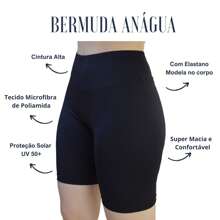 DELAÉ BeachWear Bermuda Second Skin Shorts Wear Underneath Dresses And Skirts Soft And Silky Touch Does Not Heat Up Polyamide - 黑色 - 查看 6