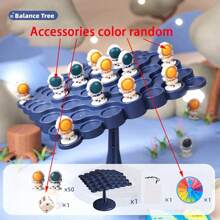 儿童平衡树棋盘游戏宇航员青蛙平衡板桌面派对趣味亲子互动游戏积木玩具、游戏、儿童玩具、玩具、游戏、儿童玩具、玩具、趣味玩具、街机、无聊游戏、棋盘游戏、游戏、儿童玩具 - 彩色 - 查看 11