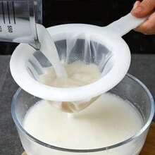 1/2 Pacotes de Coadores de Malha Fina para Cozinha, Filtro de Tela para Leite de Soja Doméstico: Versátil e Durável para Chá, Suco, Farinha - Essencial de Cozinha para Festas de Natal e Ano Novo, Ferramenta de Cozimento e Cozimento
