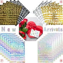 6 Sheets Alphabet Stickers For  Tumbler Custom Name Alphabet Letter Stickers,Compatible With Hydroflask Water Bottle,Yeti Cup,DIY Crafts Art Making,Decals For Scrapbooking, Poster&Laptop, Accessories,Aesthetic,Waterproof