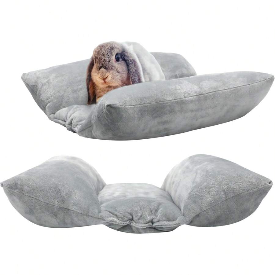 1 pieza Jaula grande para conejo de interior con tapete forrado de peluche - Multicolor - Ver 1