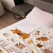 1 件个性化文字羊毛毯，送给妈妈/爸爸/女儿/儿子的定制礼物，名字定制，宠物名字定制 - 彩色 - 查看 6