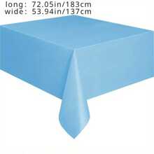 137x183cm Disposable Solid Color Tablecloth Suitable For Birthday Party, Wedding, Christmas, Rectangular Tablecloth, Tablecloth Decoration, Christmas - Pink - View 4