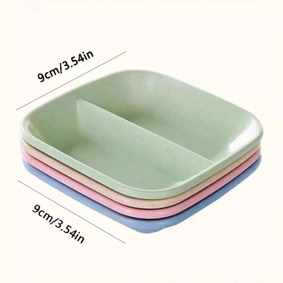 Zweigeteilte Sauce und EssigSchale perfekt für Gewürze, Snacks und für den Gebrauch in der