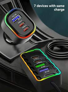 1 件多端口 USB 车载充电器、点烟器适配器、KC-16 - KC系列 - 查看 2