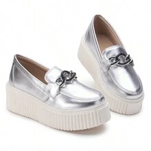 Women's Moccasin Shoes: Comfort And Style For All Occasions, Fashion At Your Feet. RT FOOTWEAR - 銀色 - 查看 3