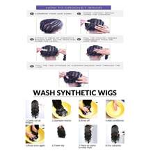 高温法式卷发辫 16/20/24 英寸松散波浪钩针编织发片 1/4/6 件预拉伸弹力编织发片 75 克/包 女士合成钩针编织发片 盒状辫子 渐变金色 绿色 蓝色