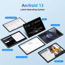 XGODY Android 13 Tablet PC 256GB,10GB RAM 10.1'' Gaming Tablet 5G WIFI6 7000mAh 8-Core - Blue - View 4