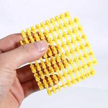 1 Bộ Khuôn in hình chữ cái tiếng Anh + số + biểu tượng dùng để làm bánh & nướng bánh quy, in chữ, thông điệp chúc phúc, dụng cụ in DIY - Màu vàng - Xem 9