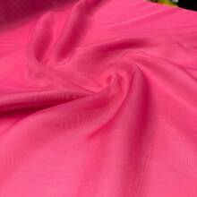 Plain Voile Fabric Various Colors 3.00m Curtains Decoration, Crafts - 玫紅色 - 查看 2