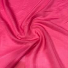 Plain Voile Fabric Various Colors 3.00m Curtains Decoration, Crafts - 玫紅色 - 查看 1