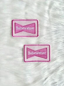 Coors Banquet Beer Logo Embroidered Iron-On Patches, Mixed Colors Appliques For Jackets, Hats, Backpacks, Jeans - DIY Sewing Decorative Patches