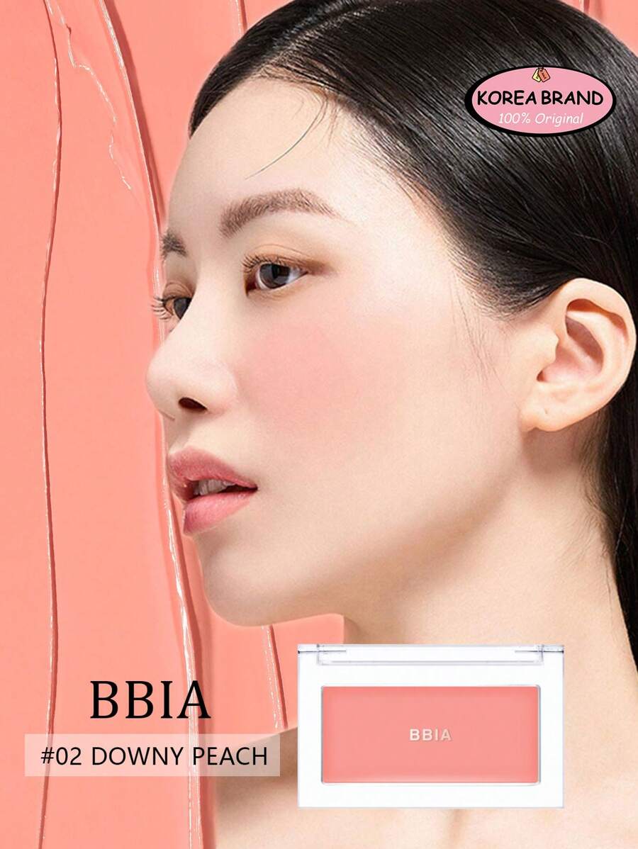 Bbia Doni 腮紅霜 02，9 色，質地滑順易暈染，長效霧面妝效，高顯色，輕盈持久，適合自然妝容，韓系美妝，節日禮物，母親節禮物，3.5g/0.12oz - 02 DOWNY PEACH - 查看 1