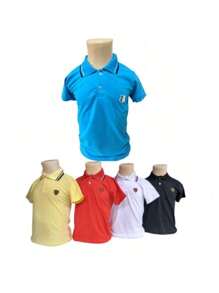 Kit 2 Polo Shirt Collar Kids Boys - Multicolor - View 3