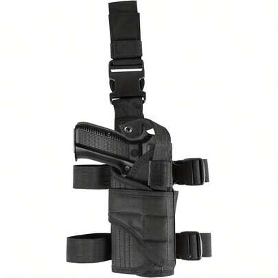 Drop Leg Holster Tactical Army Thigh Gun Pouch Waterproof Military Airsoft Pistol For Hunting Outdoor Training Black