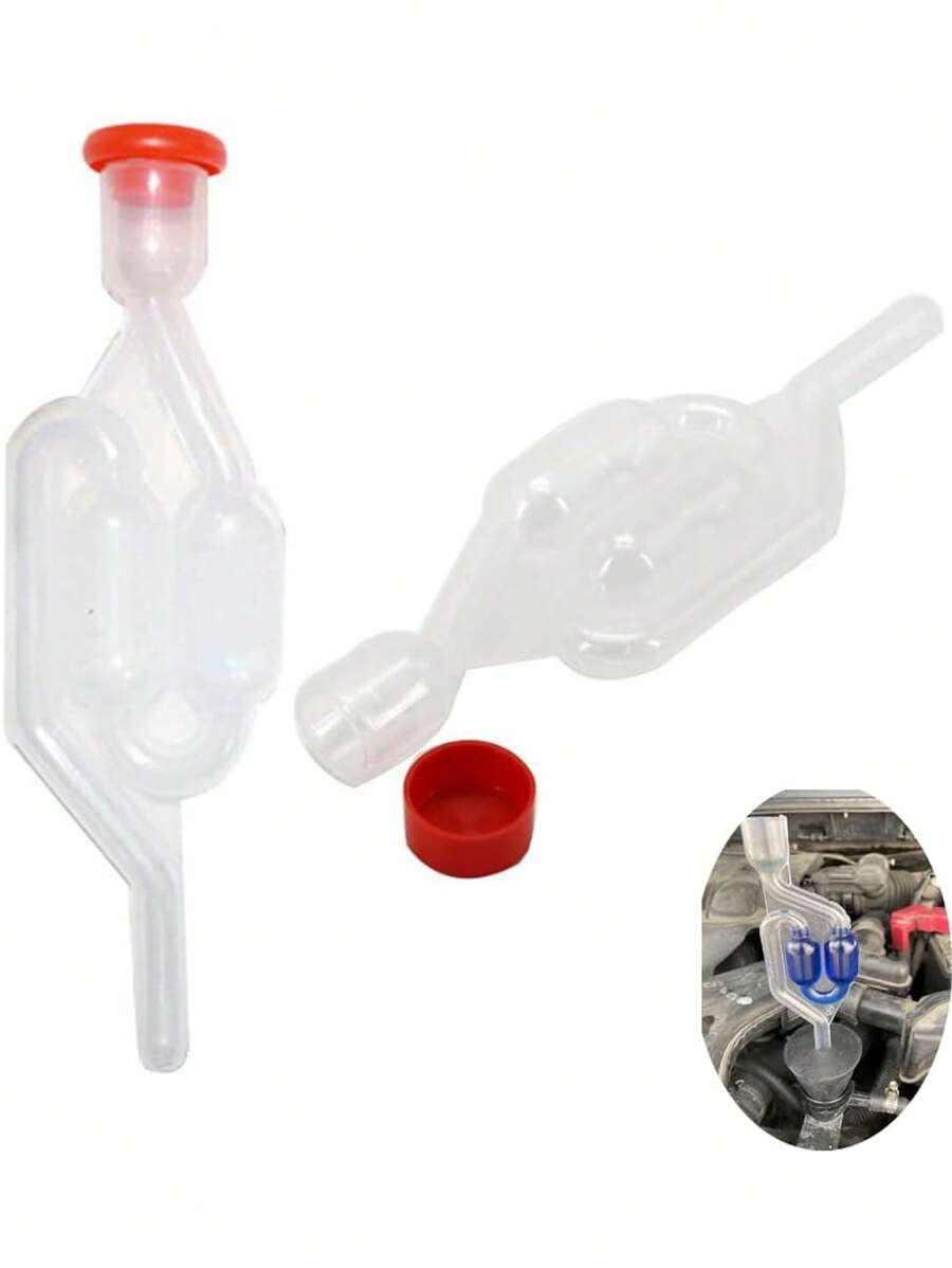 Airlock Fermentazione E Tappo In Sughero Per Demijohn - Kit Produzione Vino E Birra - Foto 4