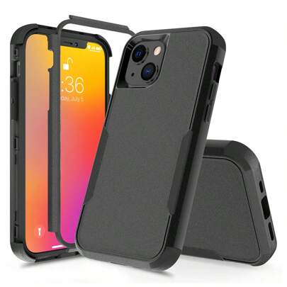 Silicone Phone Case Apple 3 Layer Case Compatible With Iphone 16 15 14 13 12 11 Pro Max Mini XR XS Max 8 7 15Plus SE 2020 Luxury Armor Shockproof Soft Bumpers Hard Case, Compatible With Galaxy S24 S24+ S24U S23 S23+ S23U S22 S22+ S22U S21 S21+ S21U S21 FE A12 A13 A32 A33 A52 A14 A53 A54 Case Waterproof Anti-Fall Scratch Resistant