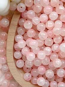 30pcs 10mm Jade Glass Beads For DIY Bracelet Jewelry Making, Clothing Decoration