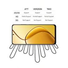 Realme 12X 5G 解锁手机 8GB+256GB 全球版，5G LTE，Andriod 14 智能手机，50MP AI 摄像头，120Hz 显示屏手机，速度快 Dimensity 6100+ 5G 芯片组 - 查看 9