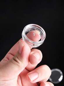 50pcs Round   Pump With Rounded Base Makeup Container 2.5G Set For Cream, Lotion, Emulsion, Living Room Home Bedroom Bathroom House Decor, Travel Stuff, Wedding, Party, Birthday, Gifts For Men Mom Dad Friends, New Years, Accessories, Funny Gift