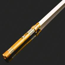 Upgraded Version Lightsabers Gravity Sensing RGB Light Sword, Light Sword 16 Colors Light Sword With Gravity Sensor Sound Effect Flashing Toy 2 In 1 Connectable Sword Light Up Toys - 1PCS 金色 - 查看 1