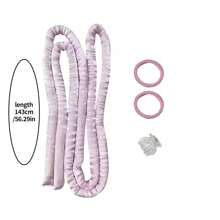 4pcs/Set Extra Long Wavy Curling Iron, Soft Curl Hair Beauty Styling Tools, Hair Rollers, Heatless Curls, Hair Curler, Hair Products And Accessories For Barber Salon Beauty Back To School, Travel Holiday Essentials, Hair Curlers, Curly Hair Brush, Rollers, Curly Hair Products, Barber, Hair Curlers, Rollers, Curly Hair Products, Curler, Rollers Hair Curl