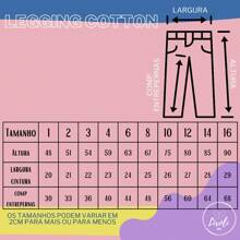 Kit 3 Legging Cotton Trousers For Children, Youth, Girls, Sizes 1 To 16 - 灰色 - 查看 8