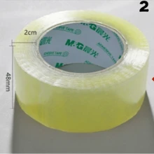 1 rollo de cinta adhesiva transparente para regalo de Halloween, Navidad, adecuada para embalaje de paquetes, cinta para sellar cajas, gran rollo de cinta para oficina, envíos, embalaje de comercio electrónico - Multicolor - Ver 13