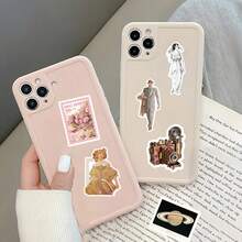 TiTiPaPa 20 件经典 90 年代女孩日记剪贴纸装饰笔记本水杯日记滑板吉他手提箱摩托车经典玩具剪贴簿 DIY 学生文具贴花 - 青檸色 - 查看 10