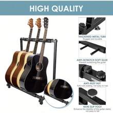 Multi Guitar Stand Guitar Rac Guitar Display Floor Stand Foldable Universal Display Rack Guitars Display Stand Rack Guitar Stand For Multiple Guitars For 3 Guitars - 3 支架 - 查看 7