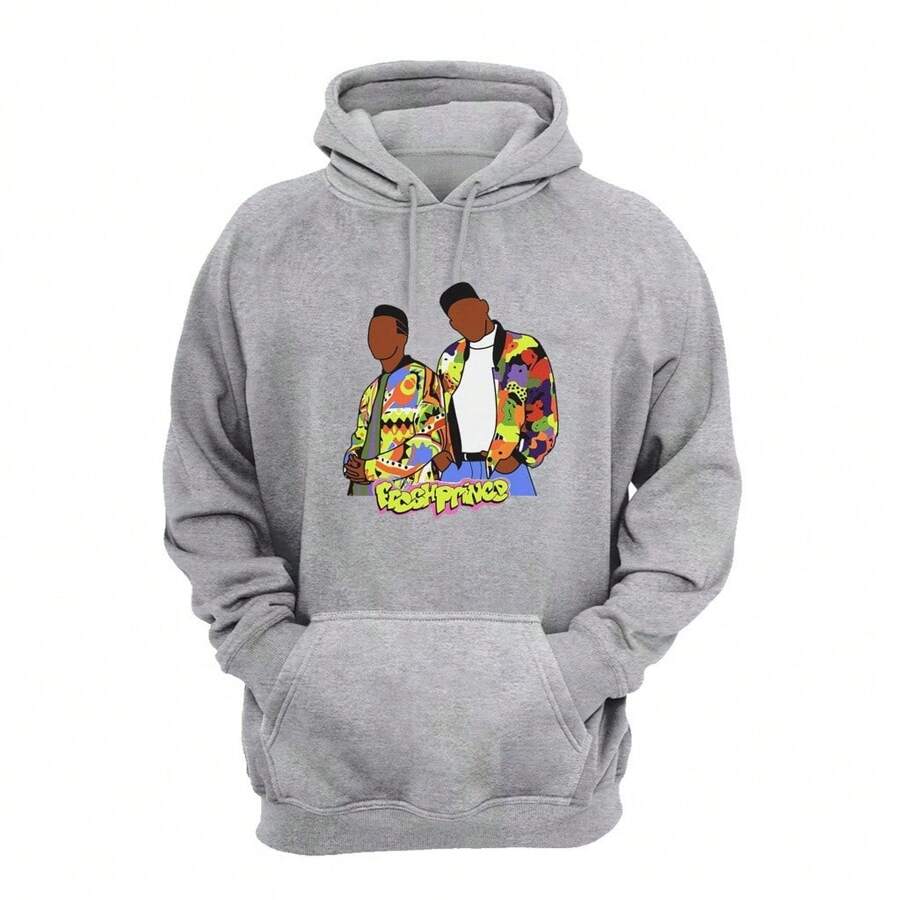 Men's And Women's Sweatshirt Cold Weather Sweatshirt The Fresh-Faced Freshman Launch - 灰色 - 查看 1