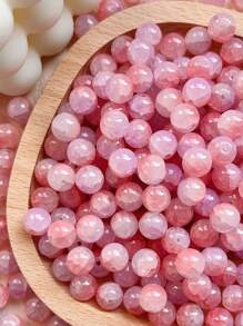 30pcs 10mm Jade Glass Beads For DIY Bracelet Jewelry Making, Clothing Decoration