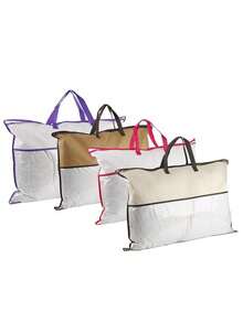 Sắp xếp tủ quần áo của bạn một cách gọn gàng với túi đựng đồ chống thấm nước và dày dặn này - Hoàn hảo để đựng chăn bông, chăn mỏng, đồ giường và chăn lông vũ! - Nhiều màu - Xem 1