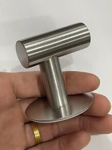 Waterproof Adhesive Hook, Stainless Steel Robe Hook, 1pc - Silver - View 8