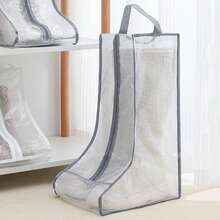 1pc Multi-Purpose Dustproof & Moistureproof Shoes Storage Bags: Portable Storage Bag For Long Boots - Multicolor - View 8