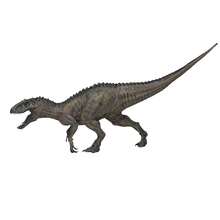 Vastatosaurus Rex Dinosaur Toy With Movable Jaw, Realistic Vrex Dinosaur Action Figure, Plastic Educational Toy, Animal Model For Collection Gift, Birthday Gifts - Bronze - View 2