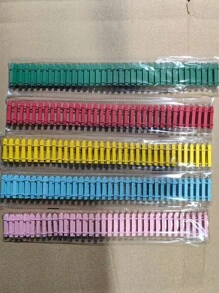 1个迷你木栅栏，适用于仙女花园、微景观、花盆，可用作装饰，尺寸：35.4英寸*2英寸，适用于家庭、房间、花园，可用作生日礼物、毕业礼物等。 - 彩色 - 查看 4