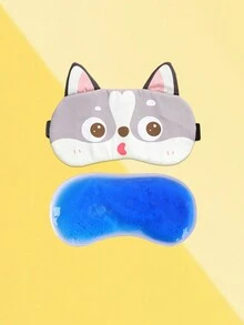 1pc 眼罩, 印花眼罩, 冰袋眼罩, 冰敷眼罩, 亲子眼罩, 可爱眼罩, 情侣眼罩, 航空眼罩, 毛绒眼罩, 怪兽眼罩, 刺绣眼罩, 眼罩眼罩, 动物眼罩, 丝绸眼罩, 眼罩, 遮阳, 眼罩, 美容眼罩, 遮阳眼罩, 热敷眼罩, 凝胶冰袋多功能眼罩套装, 眼部压缩降温加温眼罩 - 彩色 - 查看 7